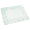 Dentelle papier blanc rectangulaire