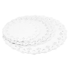 Dentelle papier blanc ronde