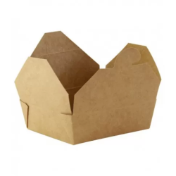 Mini boîte repas carton kraft